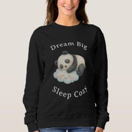 Sudadera Lindo Panda Dormido en Nube Acuarela
