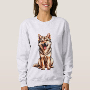 Sudadera Lindo perro lobo checoslovaco Amante de animales