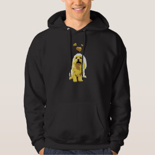 Sudadera Lindo perro maltés retro con corazones vintage  