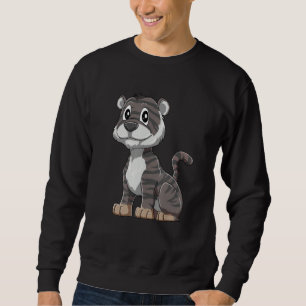 Sudadera Lindo Tigre Bebé Negro