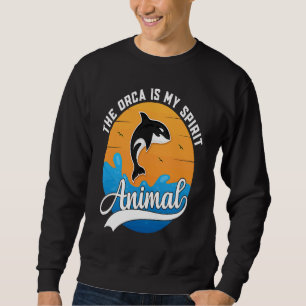 Sudadera Lindo Vintage La Orca Es Mi Animal Espiritual Ball