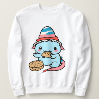 Sudadera lindos navidades de axolotls azules