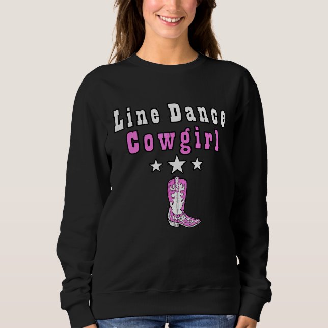 Sudadera Line Dance Cowgirl Country Music (Anverso)