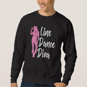 Sudadera Line Dance Diva Country Music Western Dancer Cowg