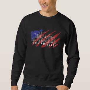 Sudadera Línea aérea norteamericana de Los Ángeles Californ