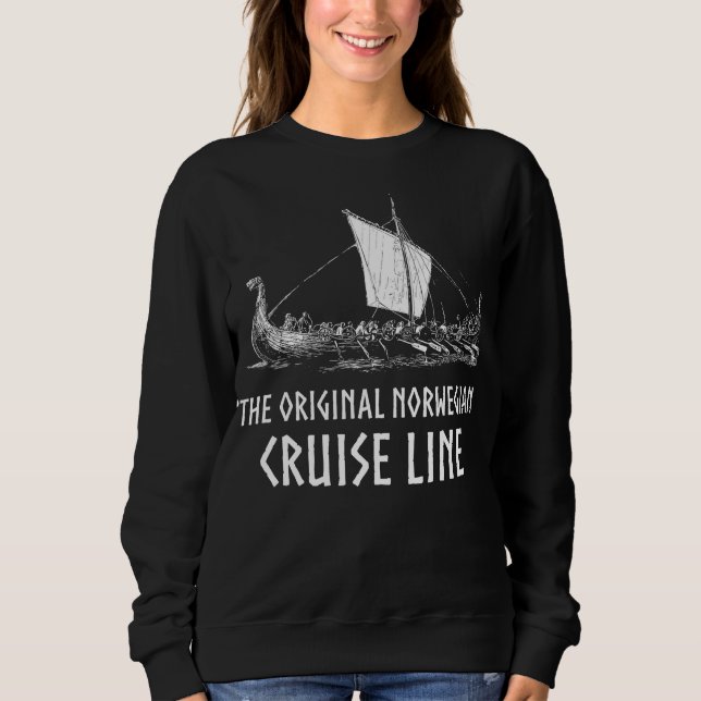 Sudadera Línea De Crucero De Buques Vigentes Odin Y Valhall (Anverso)