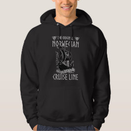 Sudadera Línea de crucero noruega original - Viaje nostálgi