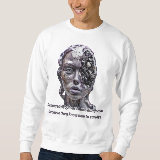 Sudadera Línea de ropa de diseño de satelitales (Anverso)