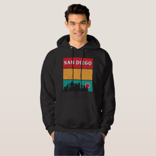 Sudadera Línea de Skyline San Diego California en peligro