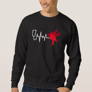 Sudadera Línea de vida cardíaca marcial Judo deportivo Hear