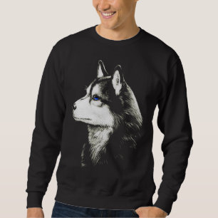 Sudadera Línea Husky Arte Realista Moderno