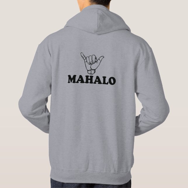 Sudadera LineA "Mahalo" Shaka (Reverso)