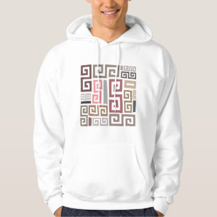 Sudadera líneas de color artístico abstracto moderno