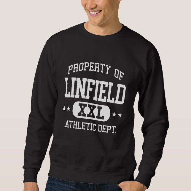 Sudadera Linfield Retro Athletic Property Dept (Anverso)