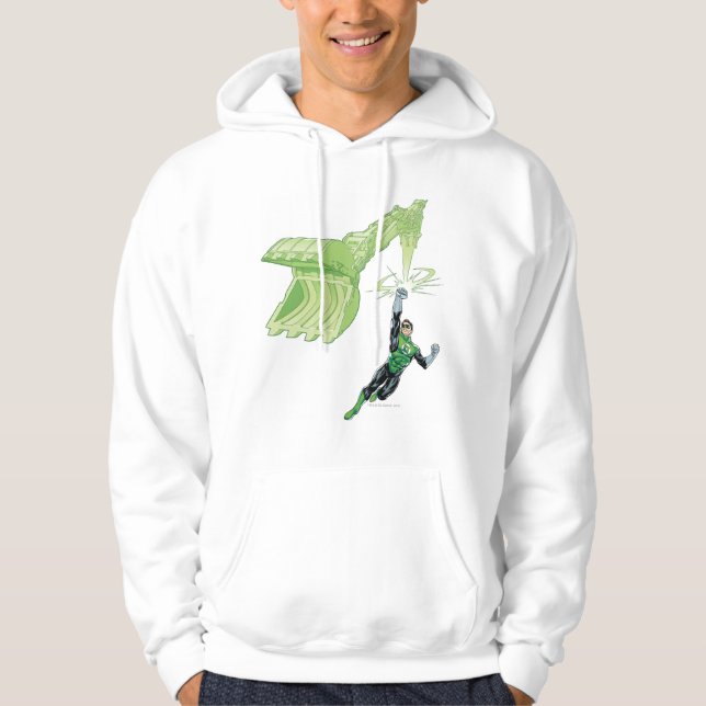 Sudadera Linterna verde - Comic, con máquina (Anverso)