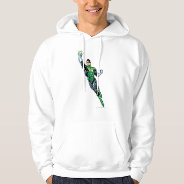 Sudadera Linterna verde - Cómic, volando hacia arriba (Anverso)