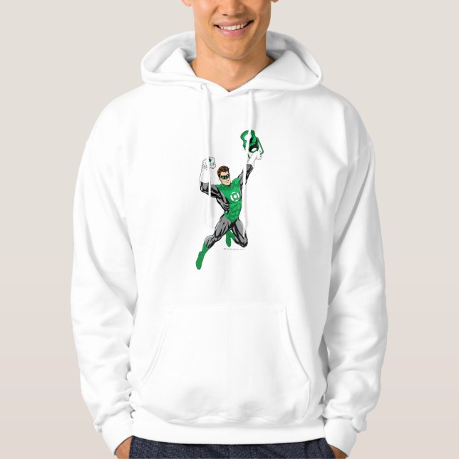 Sudadera Linterna verde - completamente representada, con l (Anverso)