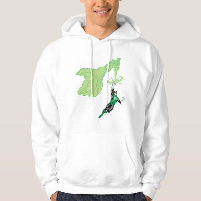 Sudadera Linterna verde - completamente representada, con m (Anverso)