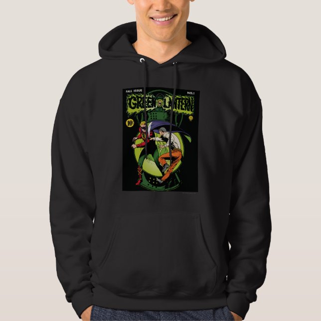 Sudadera Linterna verde con capa en lucha (Anverso)