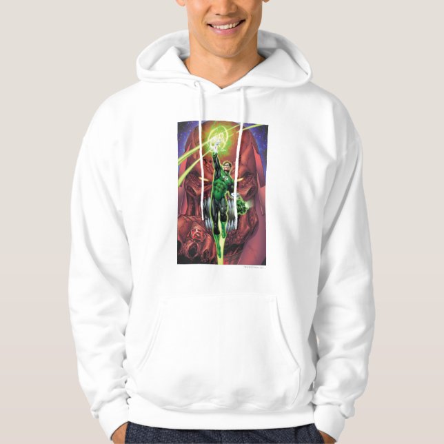 Sudadera Linterna verde con flujo de luz - Color (Anverso)