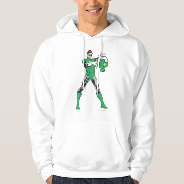 Sudadera Linterna verde con linterna (Anverso)