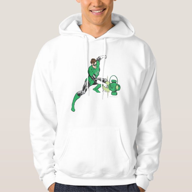 Sudadera Linterna verde con linterna 2 (Anverso)