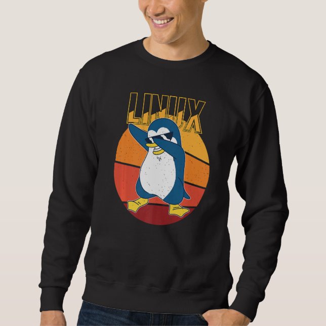 Sudadera Linux Administrador Root Pingüino Genial Informáti (Anverso)
