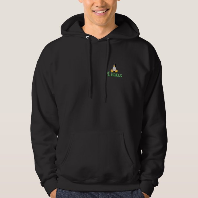 Sudadera Linux Tux (Anverso)