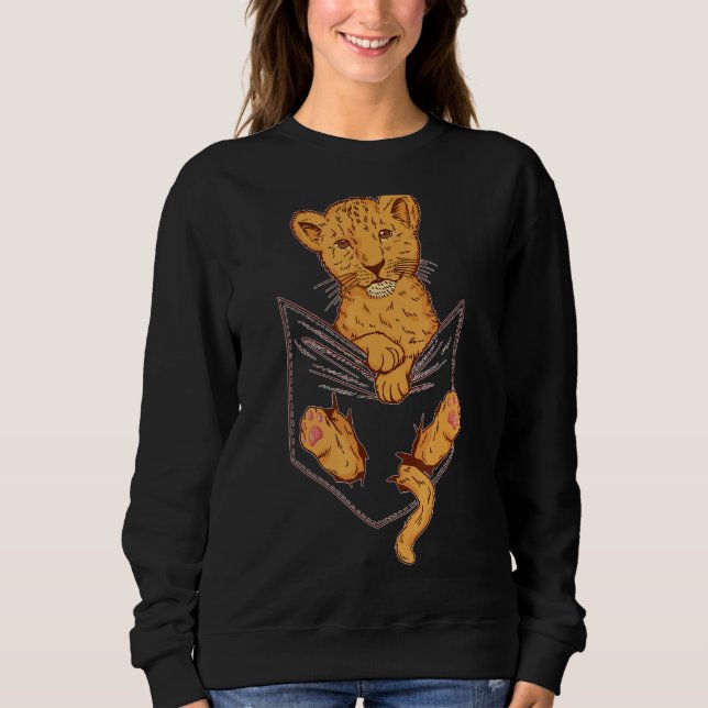 Sudadera Lion A Strong Partner (Anverso)