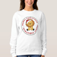Lion Christmas Snow Winter Animals Lions