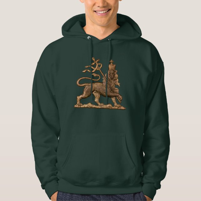 Sudadera Lion Judah Tripe Jah Rastafari Reggae Rasta Roots  (Anverso)