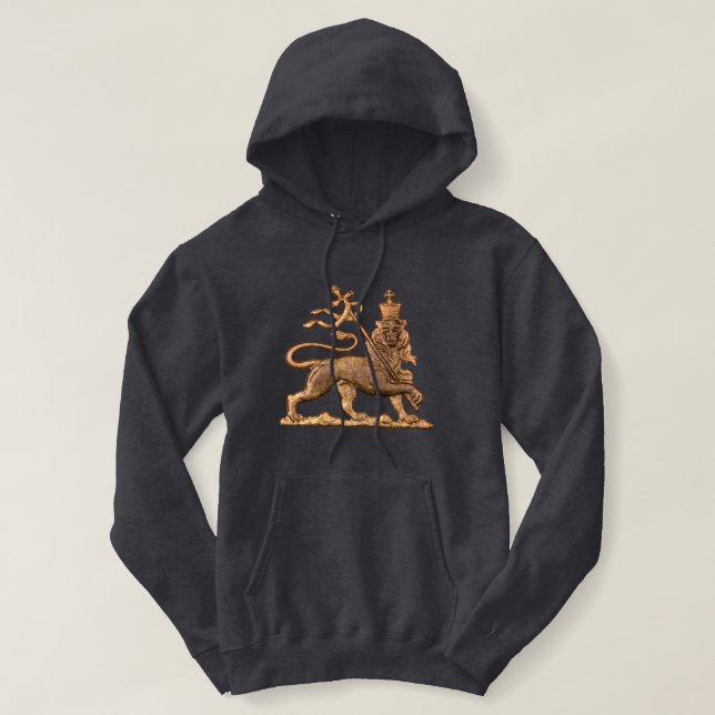 Sudadera Lion of Judah - Haile Selassie Jah Girls Hoodie - (Diseño del anverso)