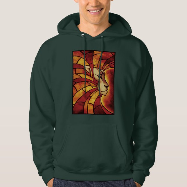 Sudadera Lion of Judah - Jah Rastafari Rasta Queen Hoodie (Anverso)
