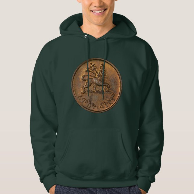 Sudadera Lion of Judah - Lion Rasta Hooded - Queen Hoodie (Anverso)