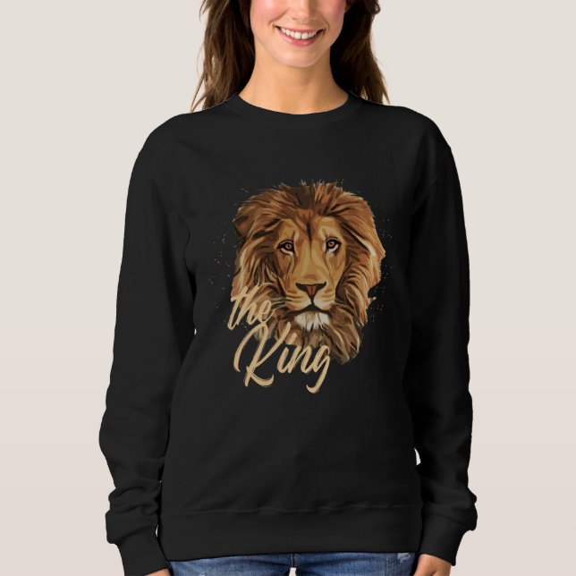 Sudadera Lion The King Lions Beast Jungle Fierce Powerful C (Anverso)