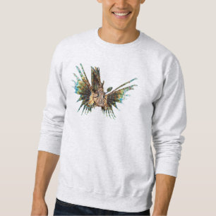Sudadera Lionfish - Diseño abstracto - Cortar una foto