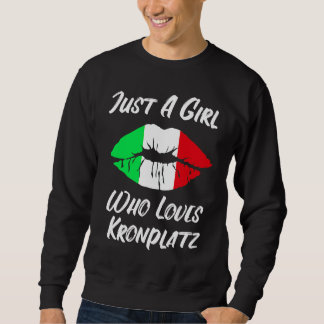 Sudadera Lips Mouth Love Italian Flag Crown Place