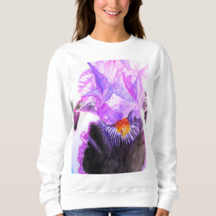 Sudadera Lirio púrpura Flor acuarela Floral Cumpleaños