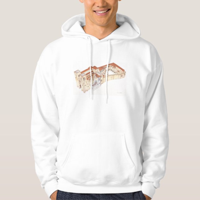 Sudadera Lisboa Portugal. Catedral (Anverso)