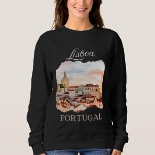 Sudadera Lisboa Portugal Lisboa Europa Recuerdo Turista Vac