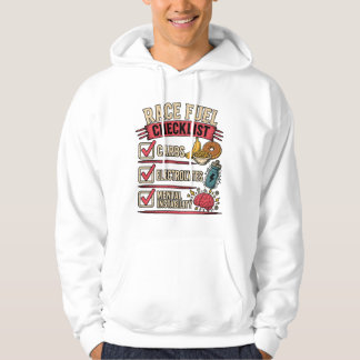 Sudadera Lista de combustible para carreras | Humor diverti