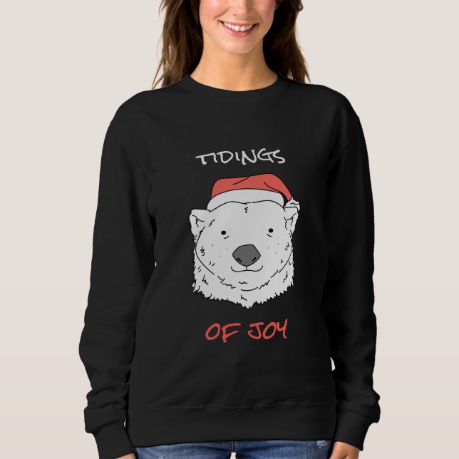 Sudadera Listas De Navidades Alegres (Anverso)