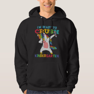 Sudadera Listo para Aplastar Escuela de Unicornio Lindo de