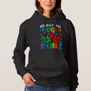 Sudadera Listo Para Rock De 8º Grado De Vuelta A La Guitarr