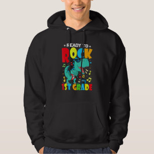 Sudadera Listo Para Rodar Dinosaurio De Primer Grado De Vue