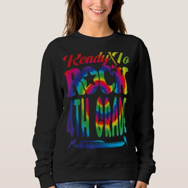 Sudadera Listo Para Rodar El Cuarto Grado De Vuelta Al Cole (Anverso)