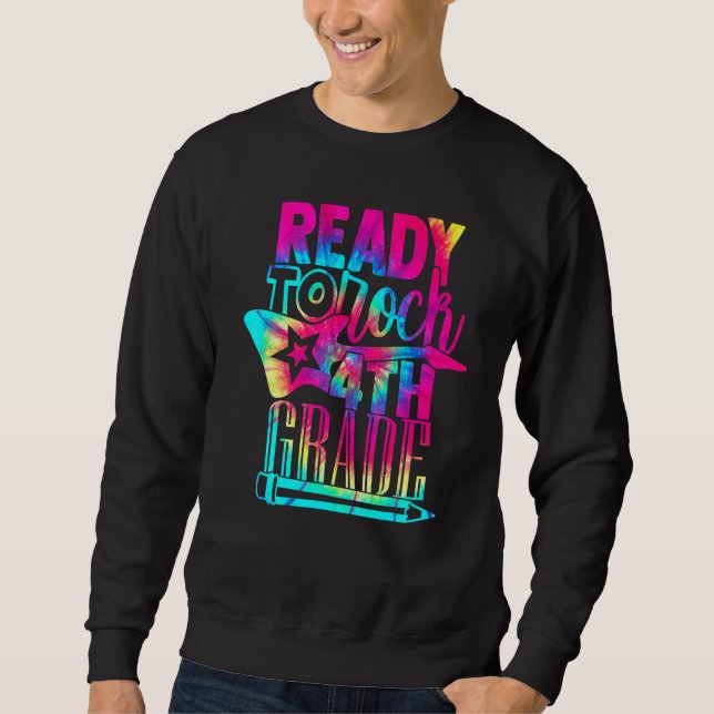 Sudadera Listo Para Rodar El Cuarto Grado De Vuelta Al Té D (Anverso)
