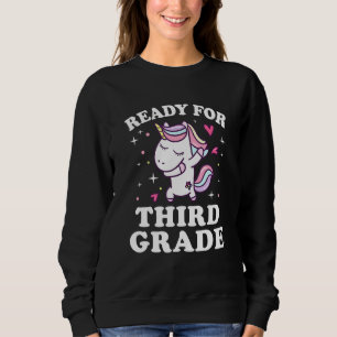 Sudadera Listo Para Tercer Grado Unicornio Haciendo Dabbing