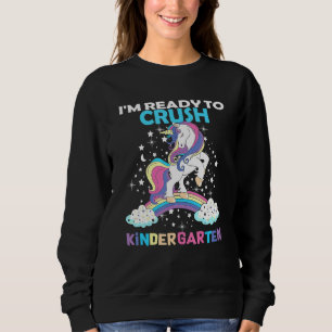 Sudadera Listo Unicornio Crush Jardín de Infancia De vuelta
