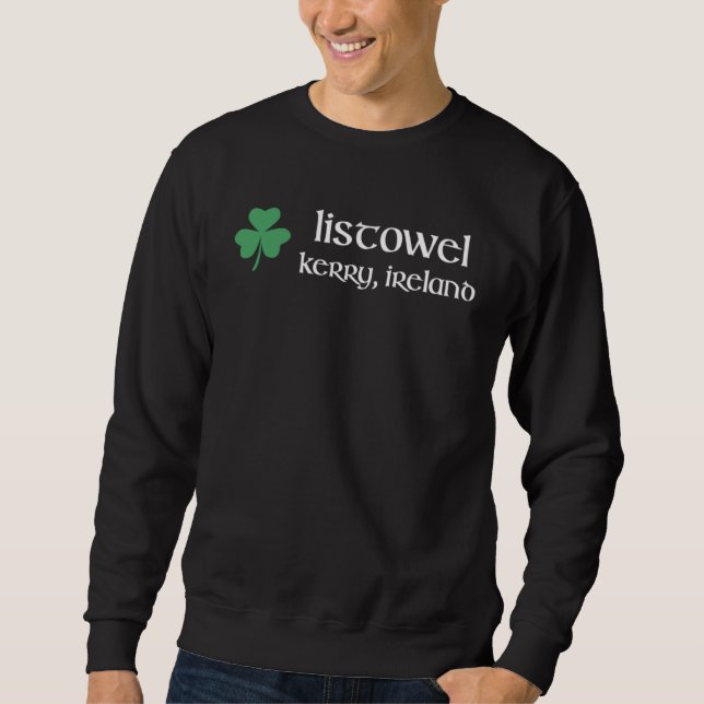 Sudadera Listowel Kerry Shamrock Ireland Gaelic & Hurling (Anverso)
